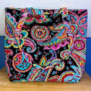 RARE Vera Bradley Paisley Quilt Tote